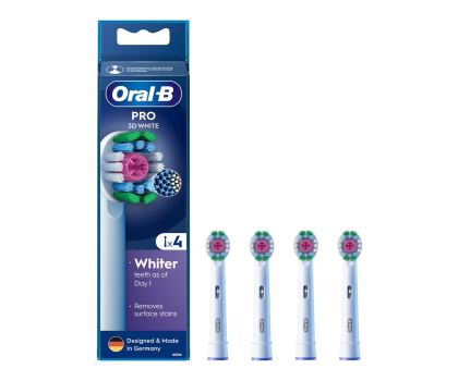 Końcówka do szczoteczek Oral-B Końcówka do szczoteczki ROTARY 3D White EB18PRX-4 (4 szt.)